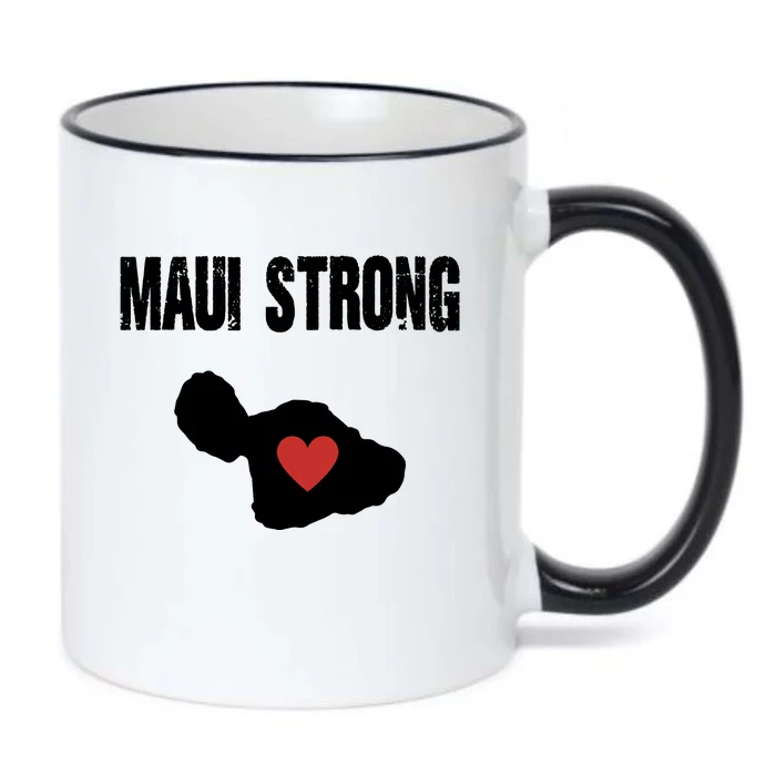 Maui Strong Love Hawaii Black Color Changing Mug