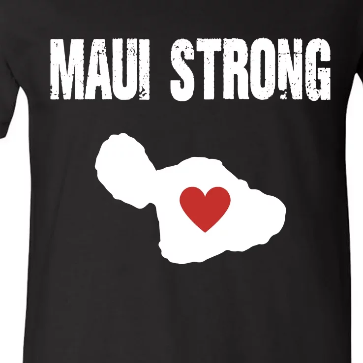 Maui Strong Love Hawaii V-Neck T-Shirt