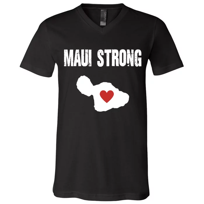 Maui Strong Love Hawaii V-Neck T-Shirt