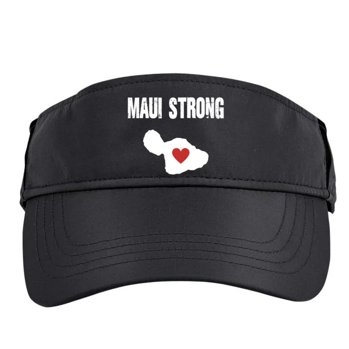 Maui Strong Love Hawaii Adult Drive Performance Visor