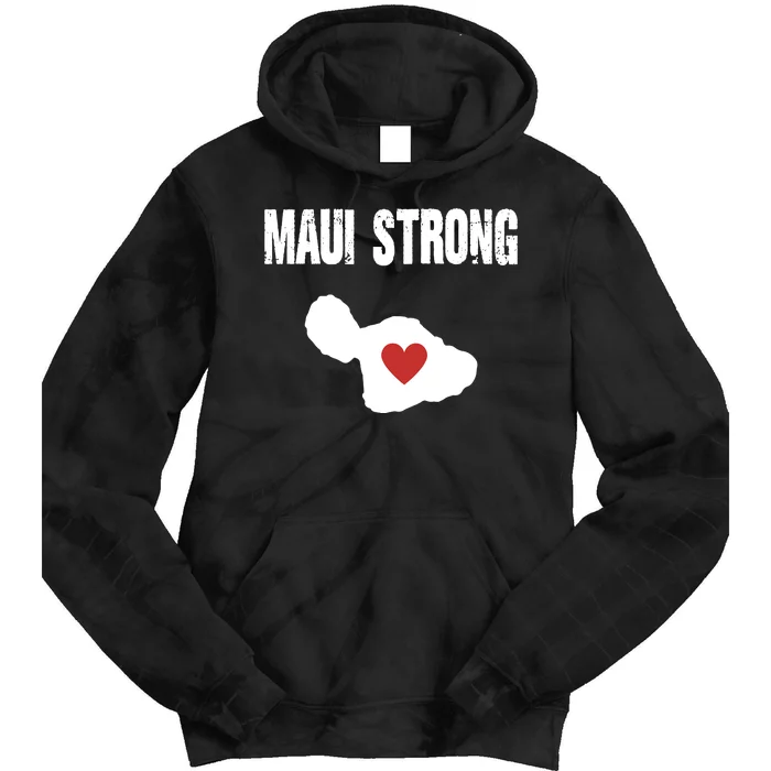 Maui Strong Love Hawaii Tie Dye Hoodie