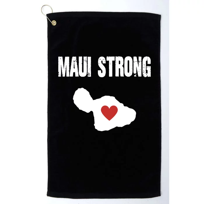 Maui Strong Love Hawaii Platinum Collection Golf Towel