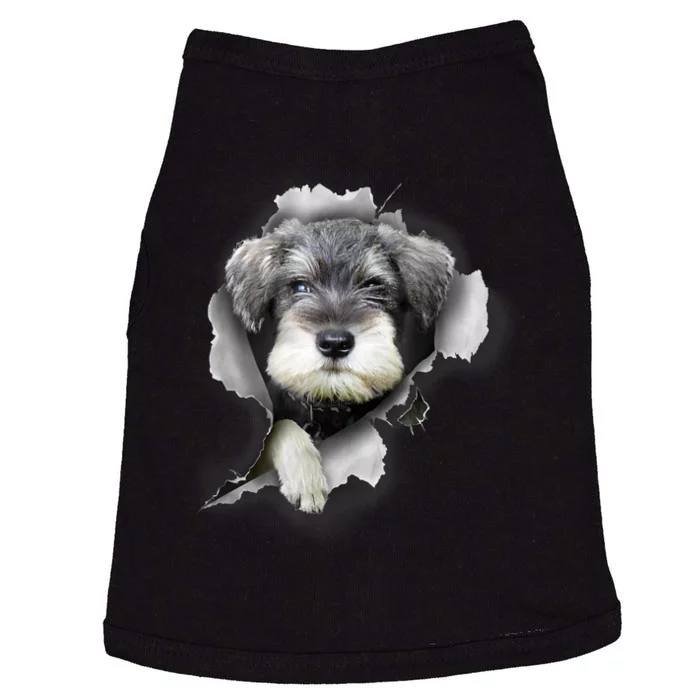 Mini Schnauzer Miniature Schnauzer Funny Schnauzer Doggie Tank