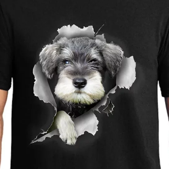 Mini Schnauzer Miniature Schnauzer Funny Schnauzer Pajama Set