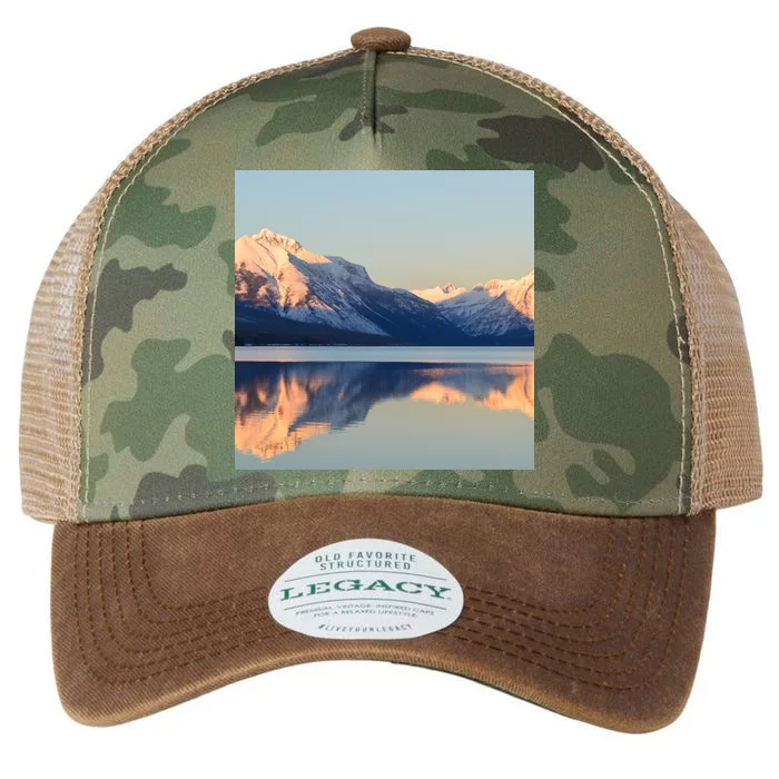 Mountains Sublimaiton Legacy Tie Dye Trucker Hat