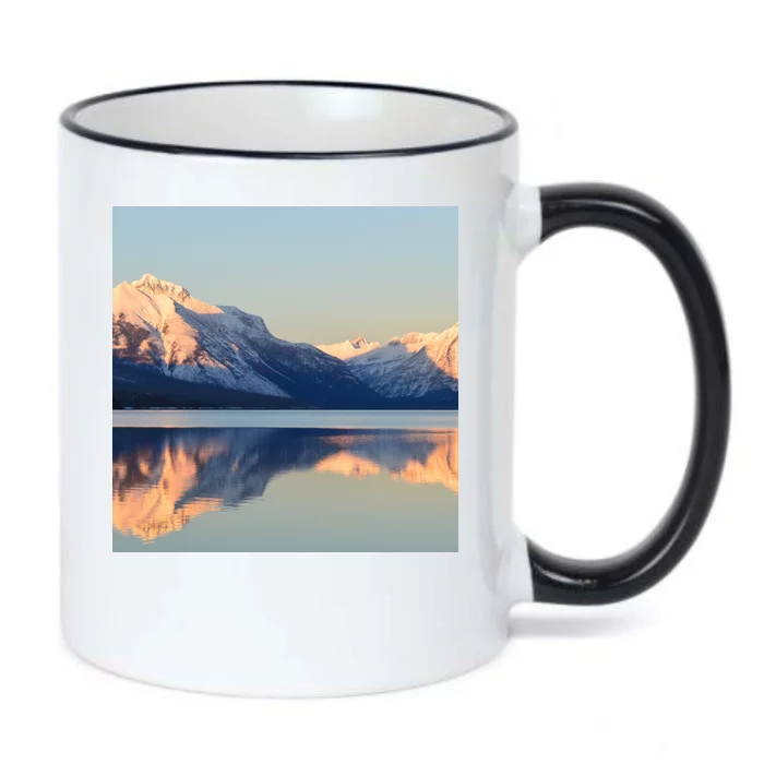 Mountains Sublimaiton Black Color Changing Mug