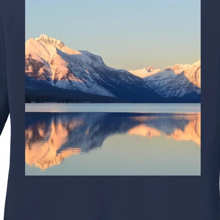 Mountains Sublimaiton Ladies Long Sleeve Shirt