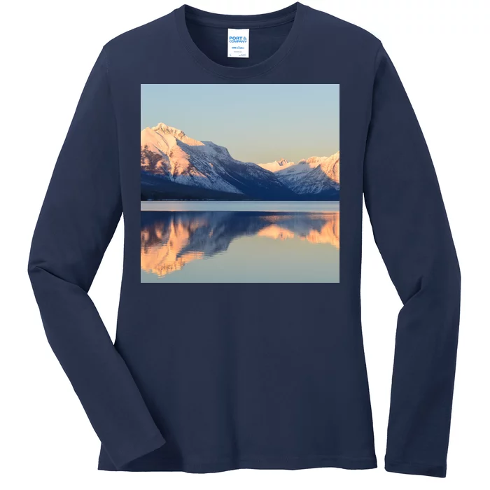 Mountains Sublimaiton Ladies Long Sleeve Shirt