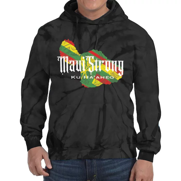 Maui Strong Tie Dye Hoodie