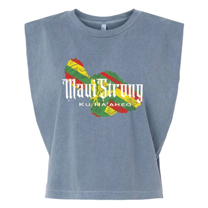 Maui Strong Garment-Dyed Women's Muscle Tee