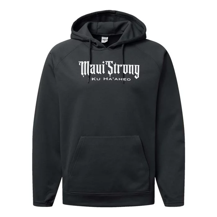 Maui Strong Performance Fleece Hoodie