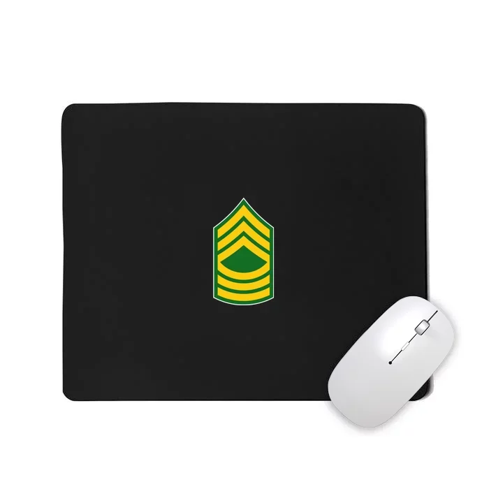 Master Sergeant Military Badge Mousepad