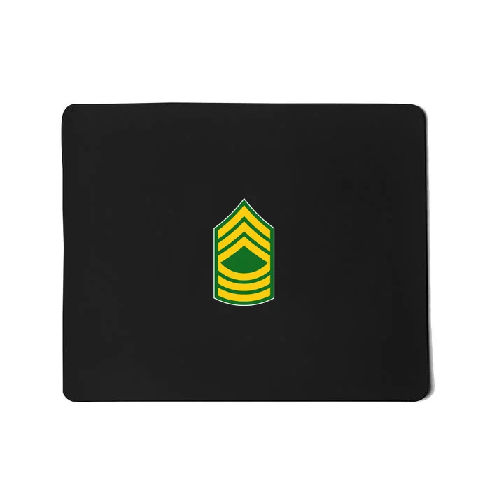 Master Sergeant Military Badge Mousepad