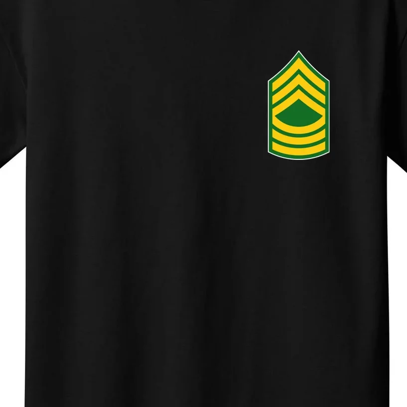 Master Sergeant Military Badge Kids T-Shirt