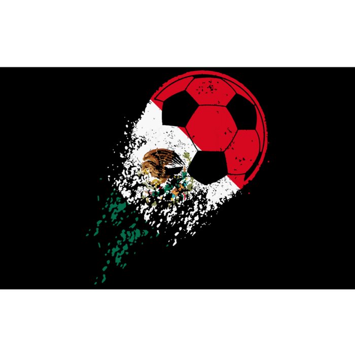 Mexico Soccer Mexican Flag Pride Soccer Player Bumper Sticker