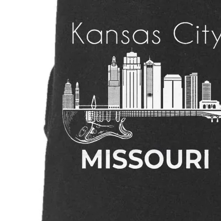 Missouri Souvenir Music Guitar Souvenir Kansas City Doggie 3-End Fleece Hoodie