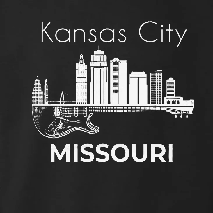 Missouri Souvenir Music Guitar Souvenir Kansas City Toddler Hoodie