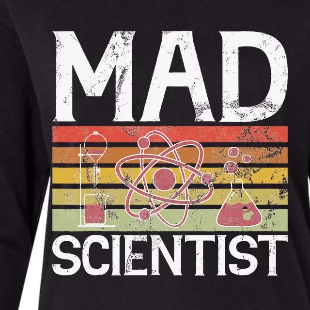 Mad Scientist Womens Cotton Relaxed Long Sleeve T-Shirt