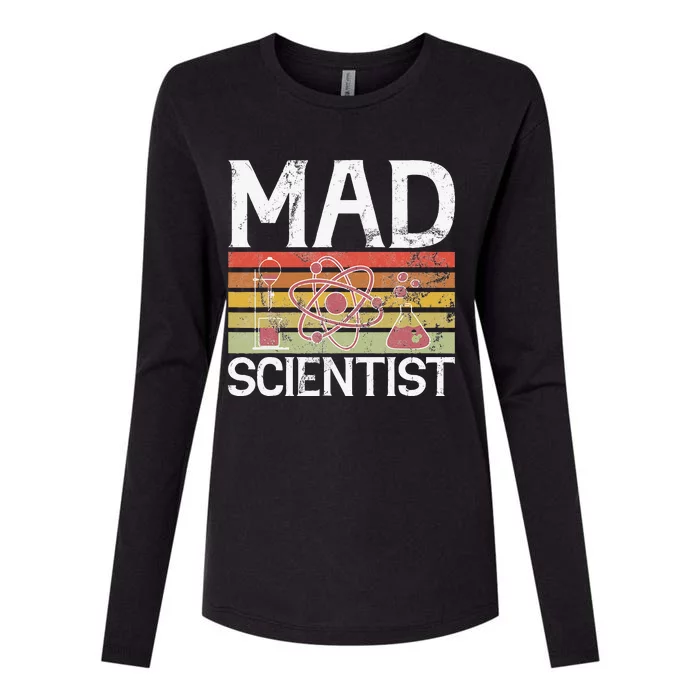 Mad Scientist Womens Cotton Relaxed Long Sleeve T-Shirt