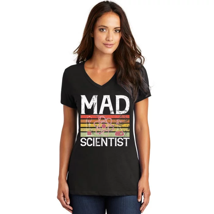 Mad Scientist Women's V-Neck T-Shirt