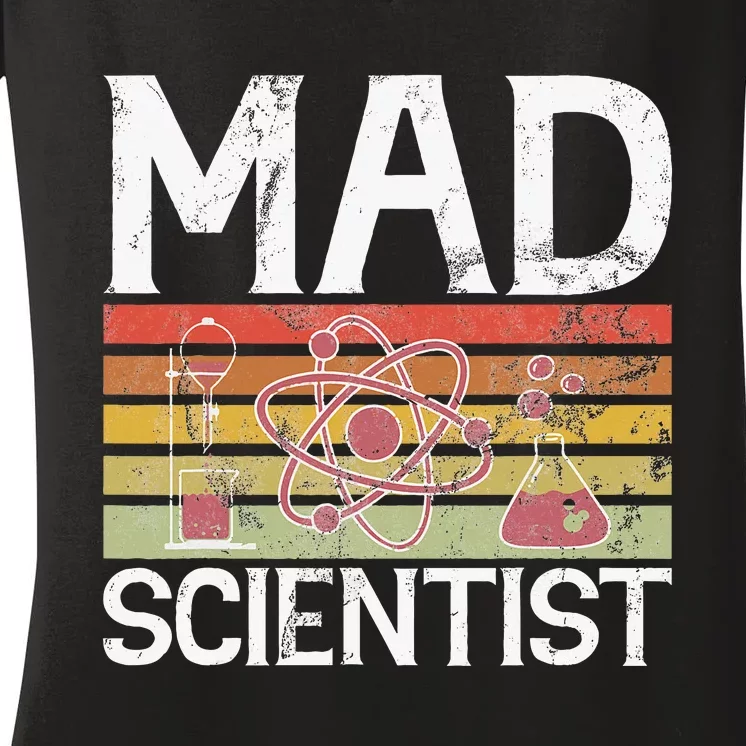 Mad Scientist Women's V-Neck T-Shirt