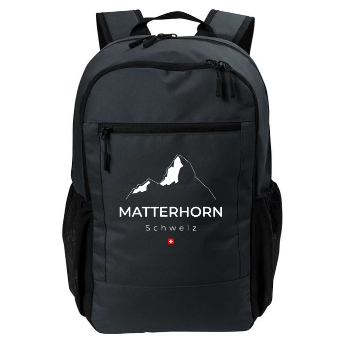 Matterhorn Switzerland Mountains Rockclimbing Hiking Daily Commute Backpack