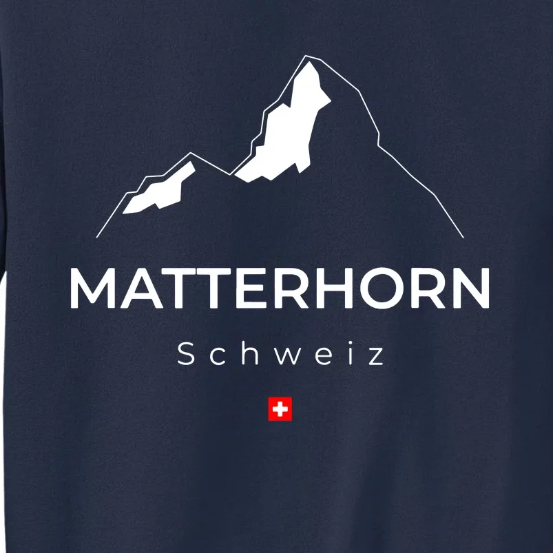 Matterhorn Switzerland Mountains Rockclimbing Hiking Sweatshirt