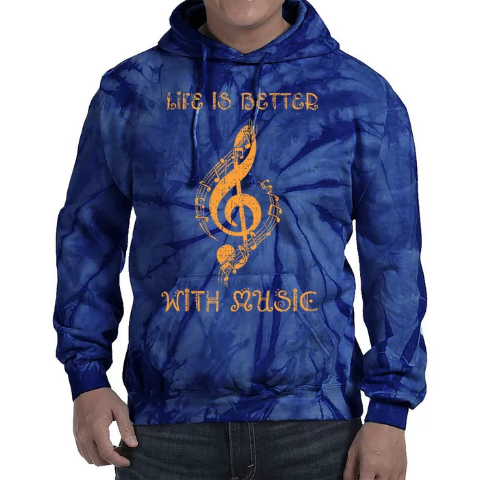 Musical Sheet Musical Note Melody Harmony Musician Tie Dye Hoodie