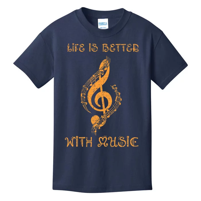 Musical Sheet Musical Note Melody Harmony Musician Kids T-Shirt