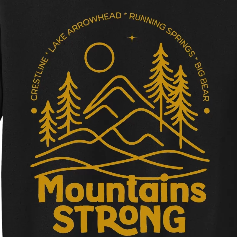 Mountains Strong Tall Sweatshirt