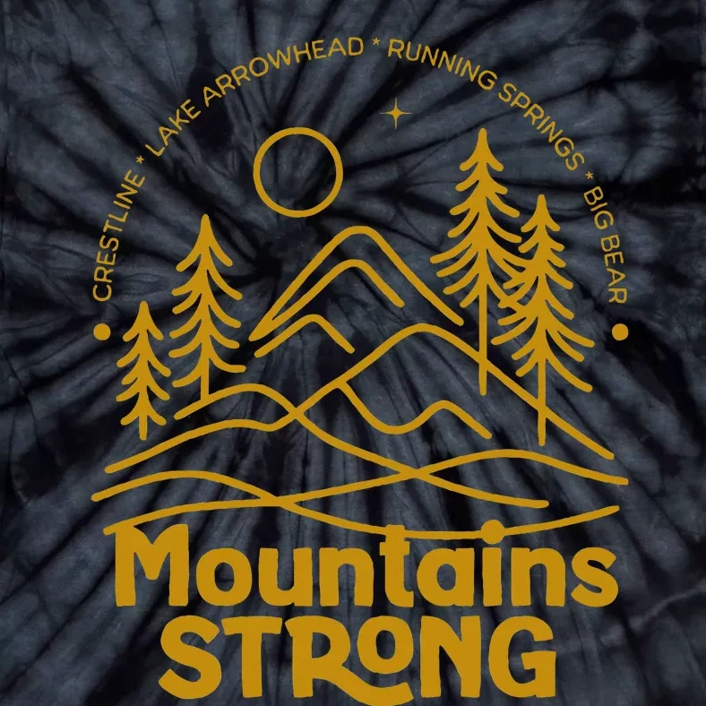 Mountains Strong Tie-Dye T-Shirt