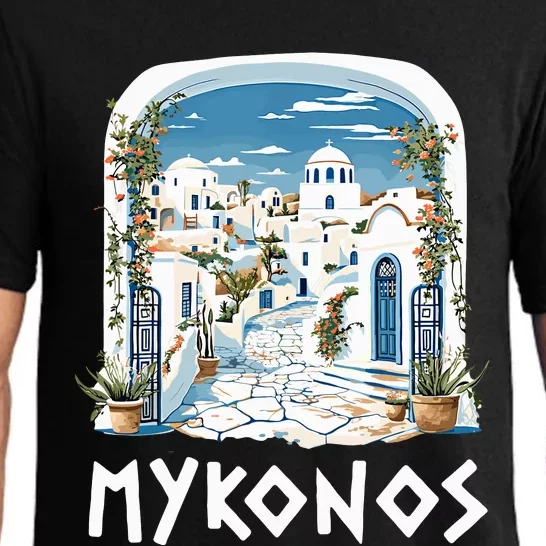 Mykonos Souvenir / Mykonos Greece / Mykonos Pajama Set