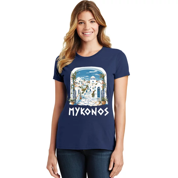 Mykonos Souvenir / Mykonos Greece / Mykonos Women's T-Shirt