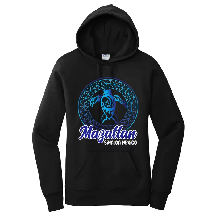 Mazatlan Sinaloa Mexico Souvenirs Baja California Turtles Women's Pullover Hoodie