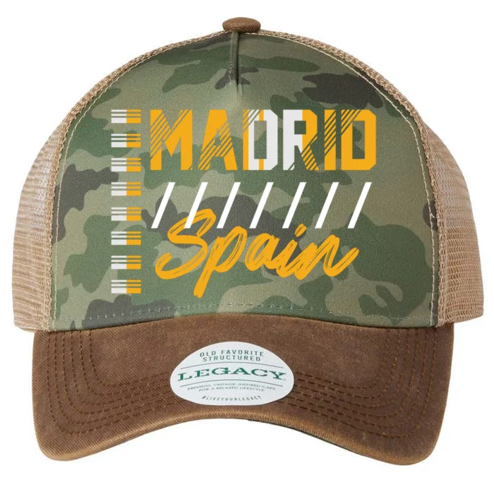 Madrid Spain Legacy Tie Dye Trucker Hat