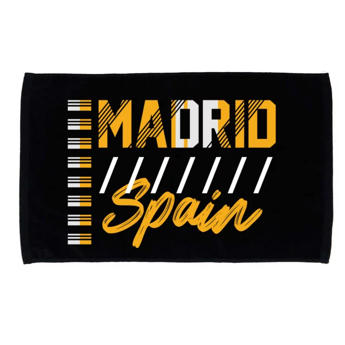 Madrid Spain Microfiber Hand Towel