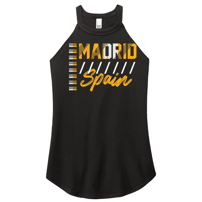 Madrid Spain Women’s Perfect Tri Rocker Tank