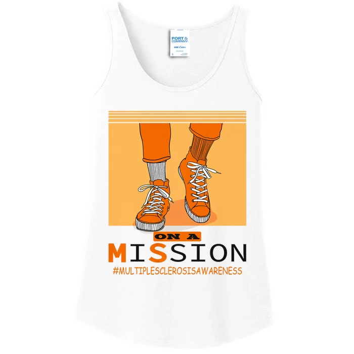 Multiple Sclerosis Ms Awareness Walk On Mission Ladies Essential Tank