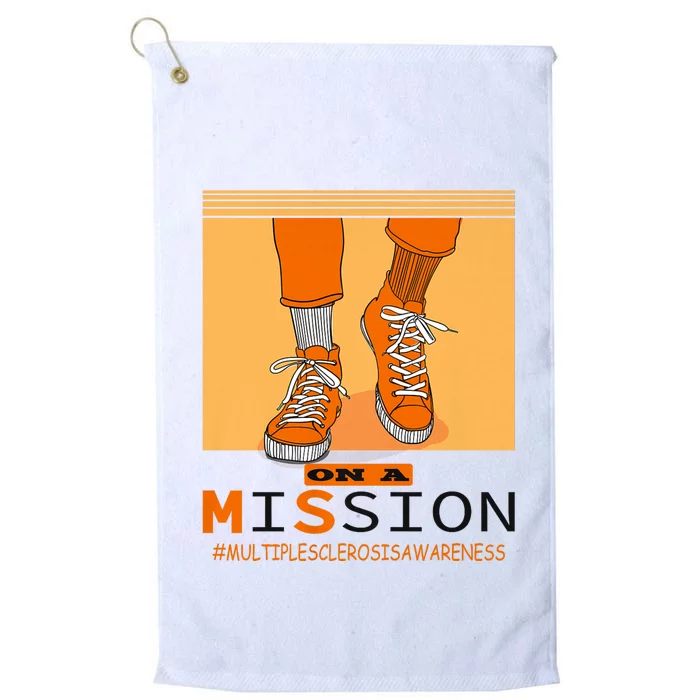 Multiple Sclerosis Ms Awareness Walk On Mission Platinum Collection Golf Towel