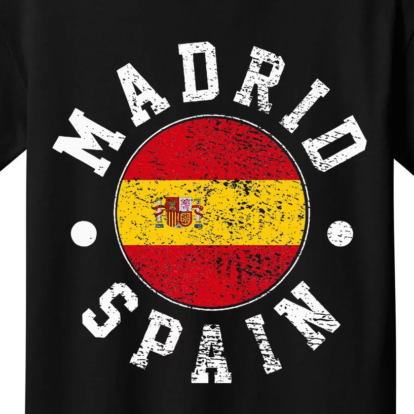 Madrid Spain Kids T-Shirt