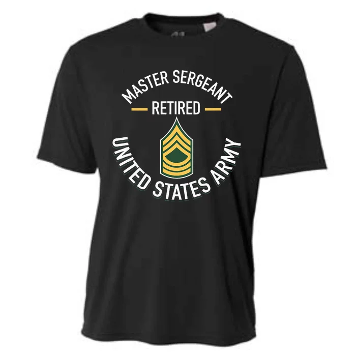 Master Sergeant Msg Retired Army Military Retirement Gifts Cooling Performance Crew T-Shirt