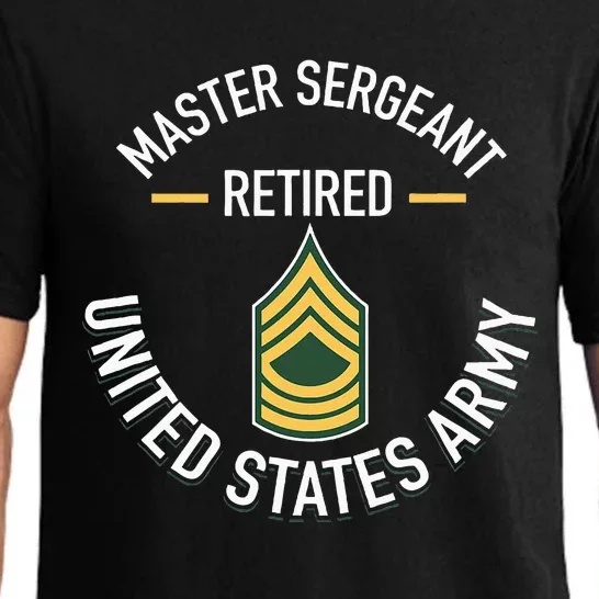 Master Sergeant Msg Retired Army Military Retirement Gifts Pajama Set