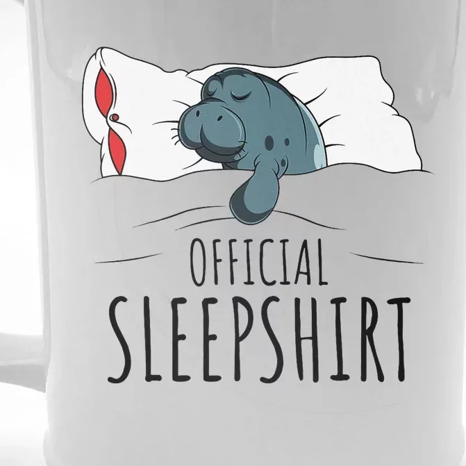 M.A.N.A.T.E.E Sleepshirt Front & Back Beer Stein