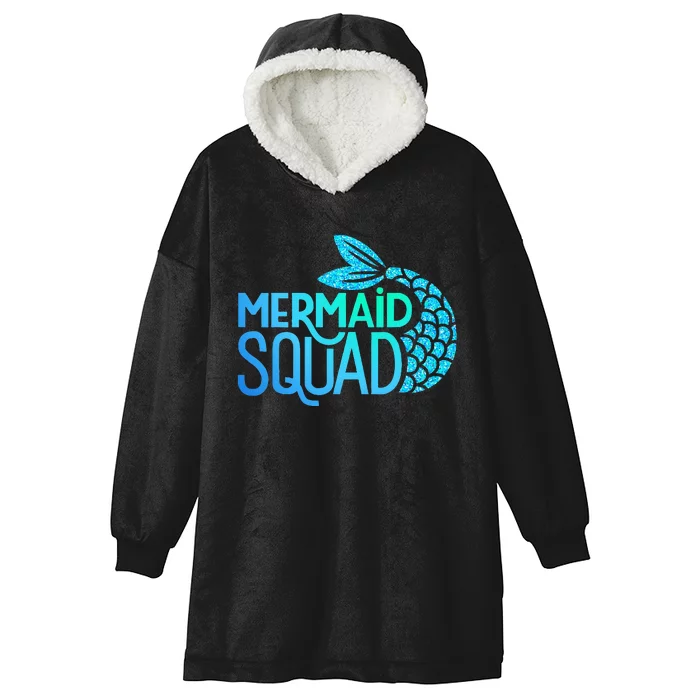 Mermaid Squad Hooded Wearable Blanket