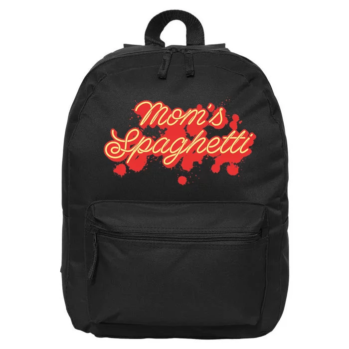 Moms Spaghetti Meatballs Tomato Sauce 16 in Basic Backpack