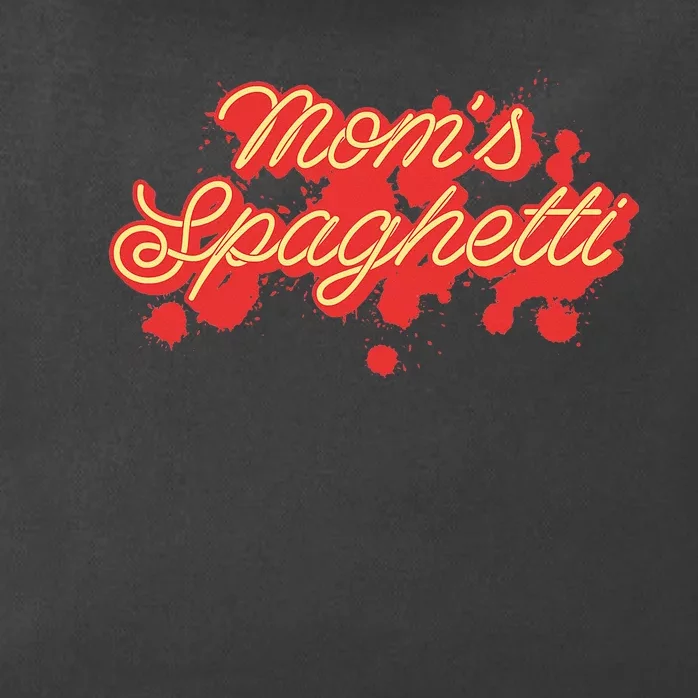 Moms Spaghetti Meatballs Tomato Sauce Zip Tote Bag