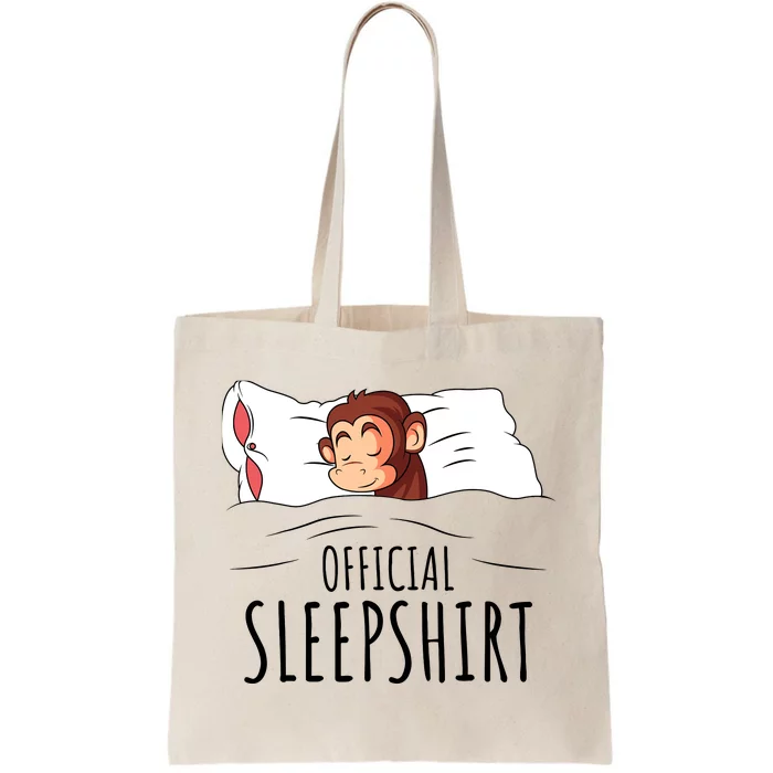 Monkey Sleep Tote Bag