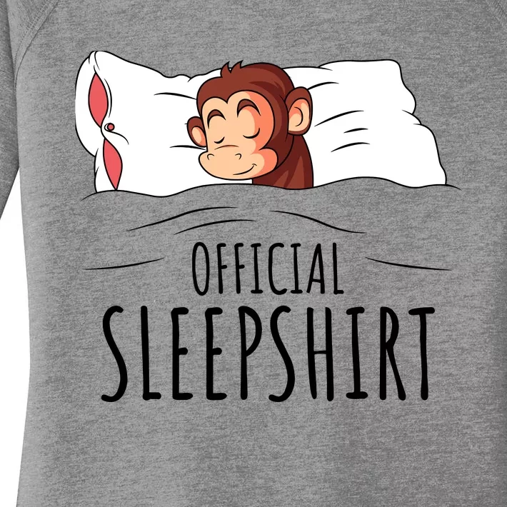 Monkey Sleep Women's Perfect Tri Tunic Long Sleeve Shirt