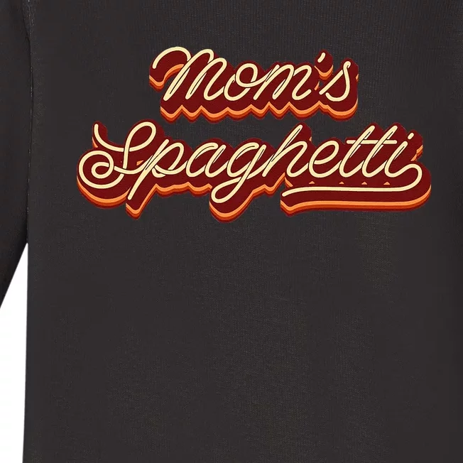 Moms Spaghetti Mothers Love Is Wonderful And Magical Baby Long Sleeve Bodysuit