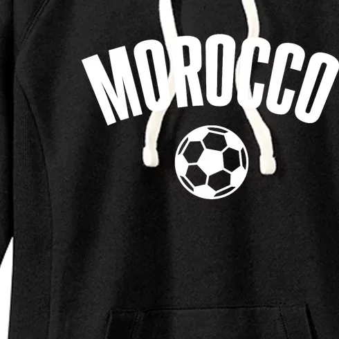 Morocco Soccer Women's Fleece Hoodie